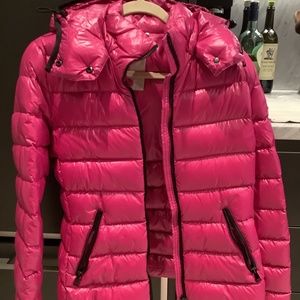 Moncler Hot Pink Bady Jacket